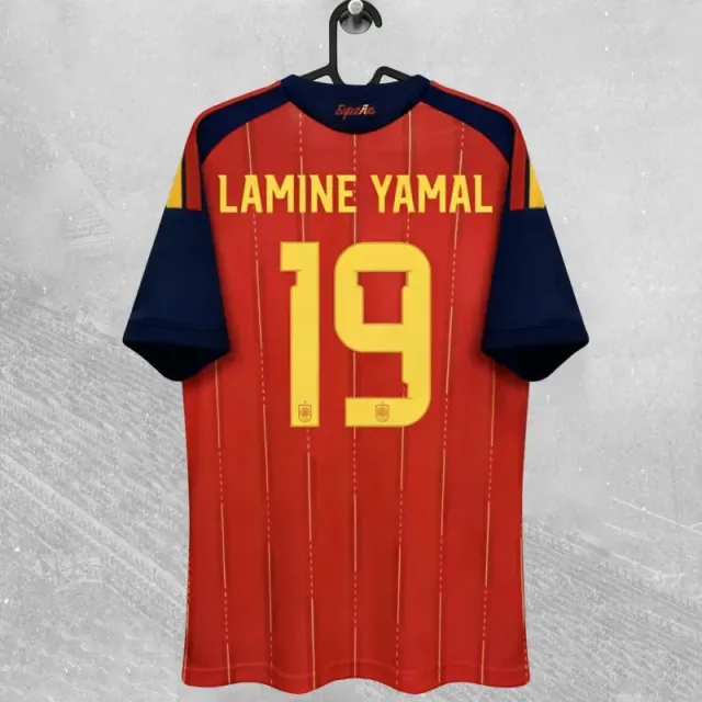 Adidas Spain National Team Jersey Lamine Yamal #19