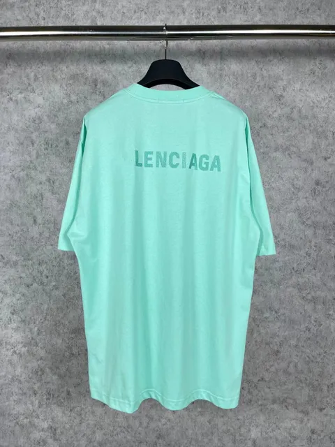 Balenciaga Logo T-Shirt Mint Green
