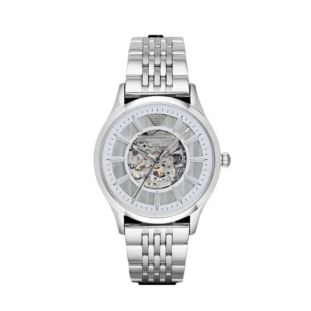 Armani Exchange Skeleton Watch Stainless Steel
