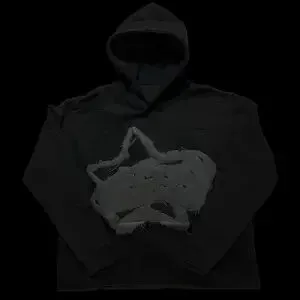 Balenciaga Hoodie Distressed Star Graphic