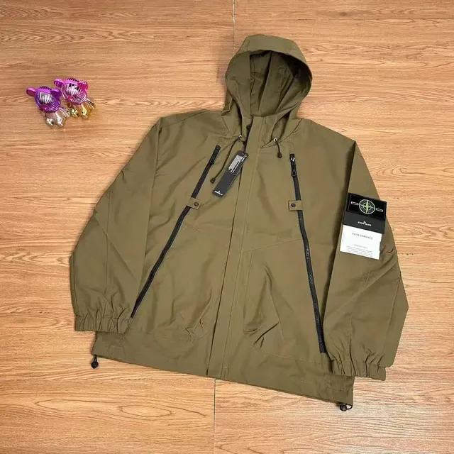 Stone Island Gommato Jacket Olive