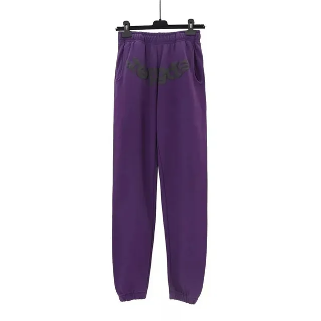 Sp5der Sweatpants Logo Print