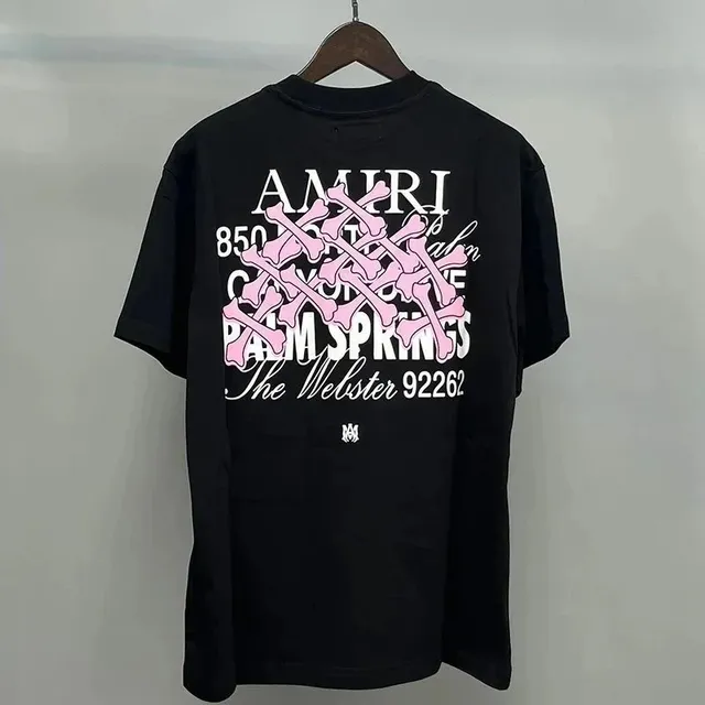 Amiri × Palm Angels Graphic Tee Palm Springs Bones