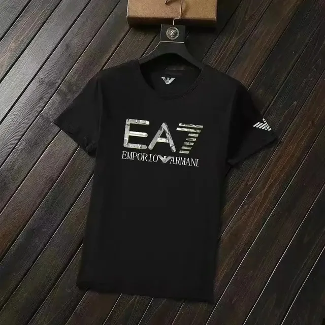 Emporio Armani EA7 Graphic Tee Metallic Logo