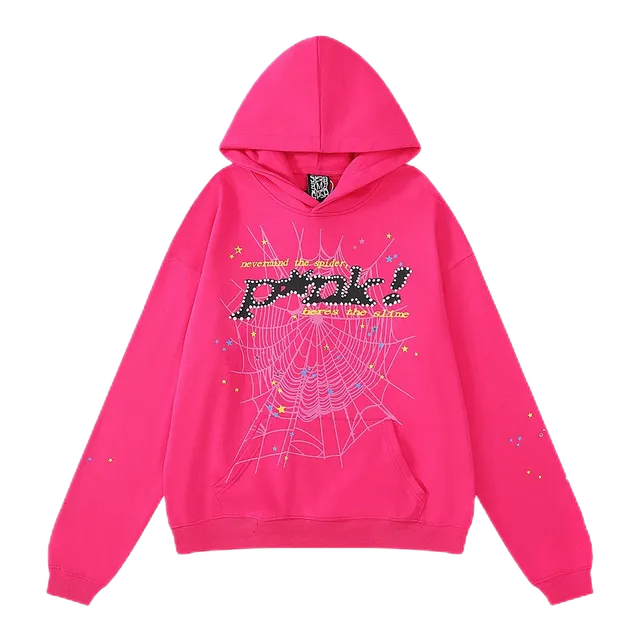 Sp5der Hoodie Spider Web Graphic
