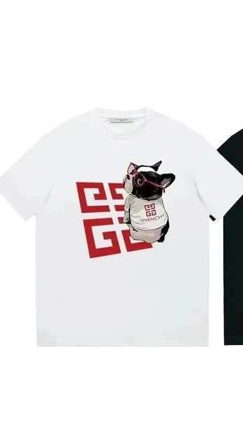 Givenchy Graphic T-Shirt Dog Print with Logo