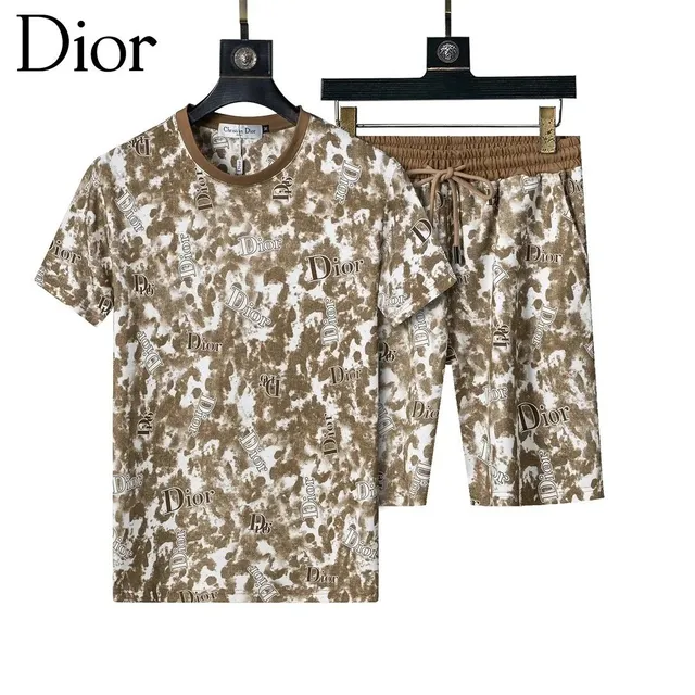 Dior Logo-Print Set Camouflage Logo