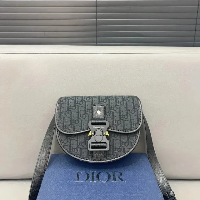 Dior B22 Saddle Bag Oblique Monogram