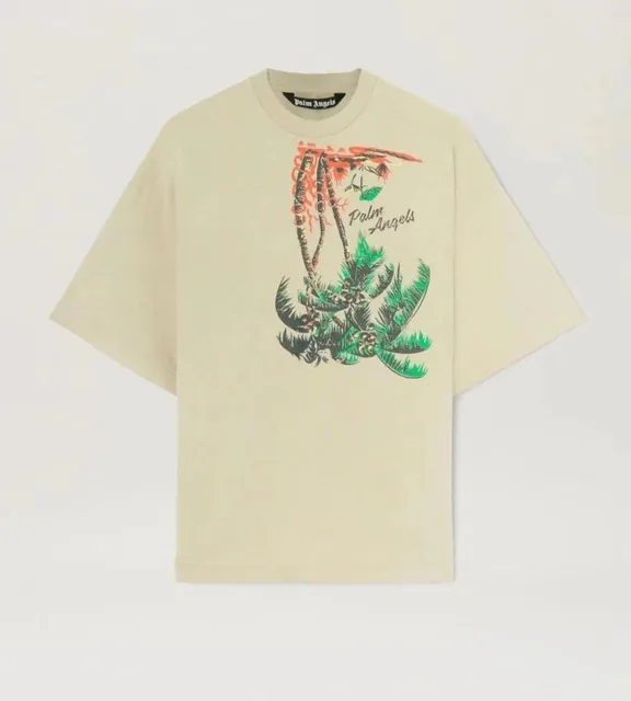 Palm Tree Graphic Tee Palm Angels Print