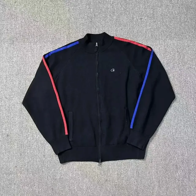 Chrome Hearts Track Jacket Red and Blue Stripe