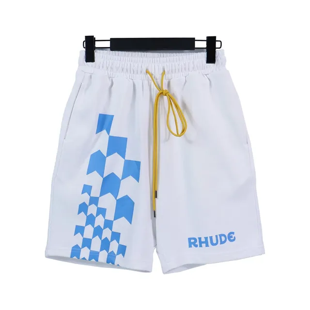 Rhude Graphic Shorts Checkerboard Print
