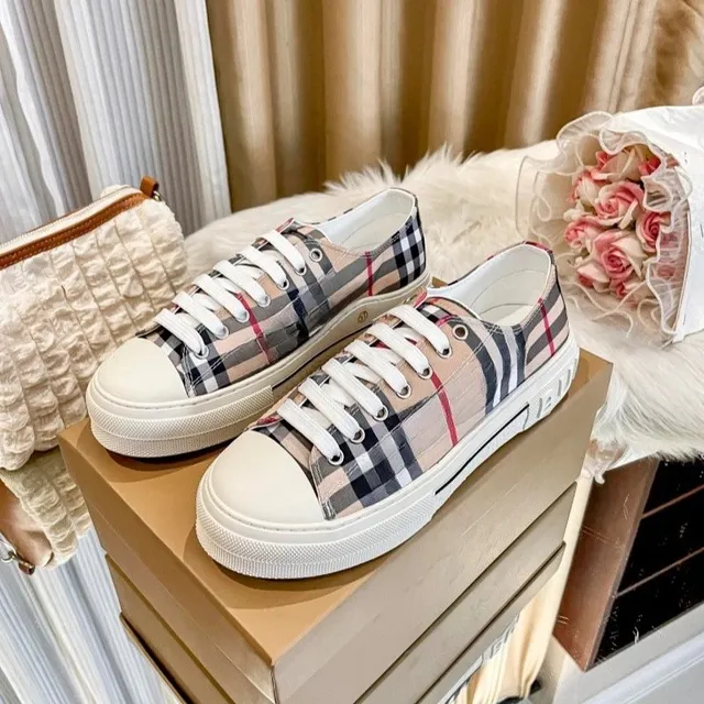 Burberry Canvas Sneaker Check Print
