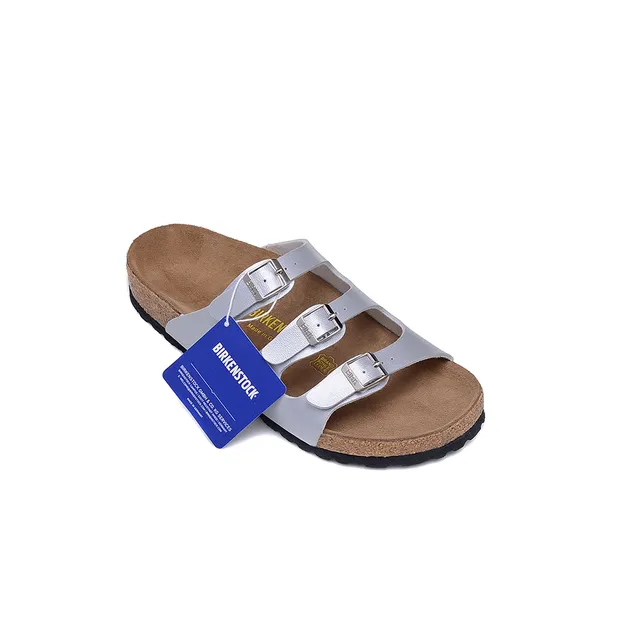 Birkenstock Arizona Metallic Silver