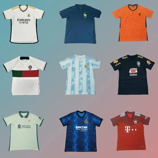 Adidas × Real Madrid × Argentina National Team Football Jersey Team Kits Collection