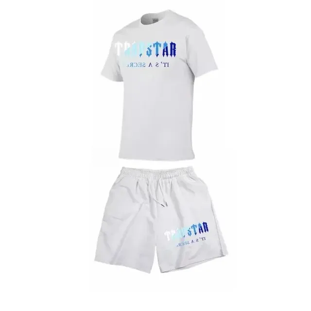 Trapstar T-Shirt and Shorts Set It's A Secret Graphic