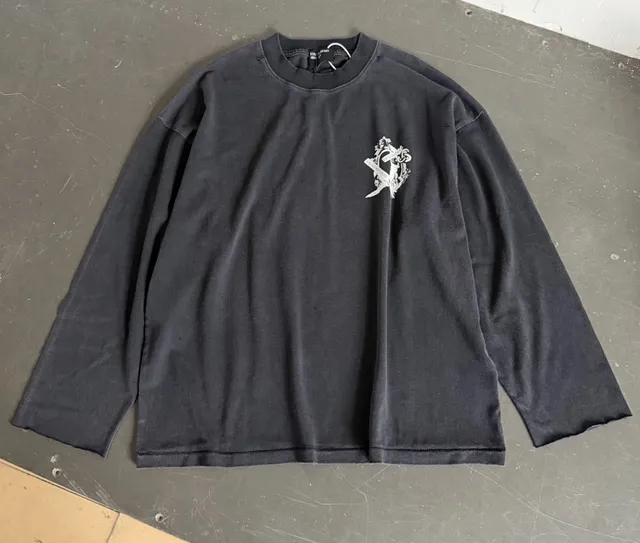 Off-White Long-Sleeve Tee Industrial Logo