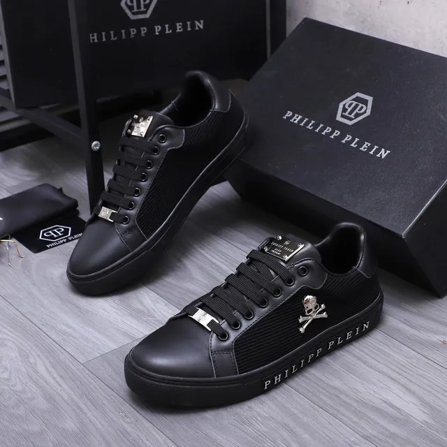 Philipp Plein Skull Sneaker Metallic Skull