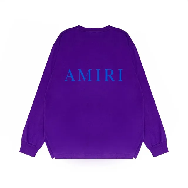Amiri Long-Sleeve Tee Logo Print