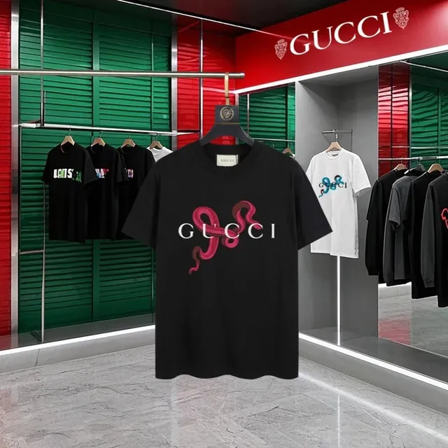 Gucci T-Shirt Serpenti Logo