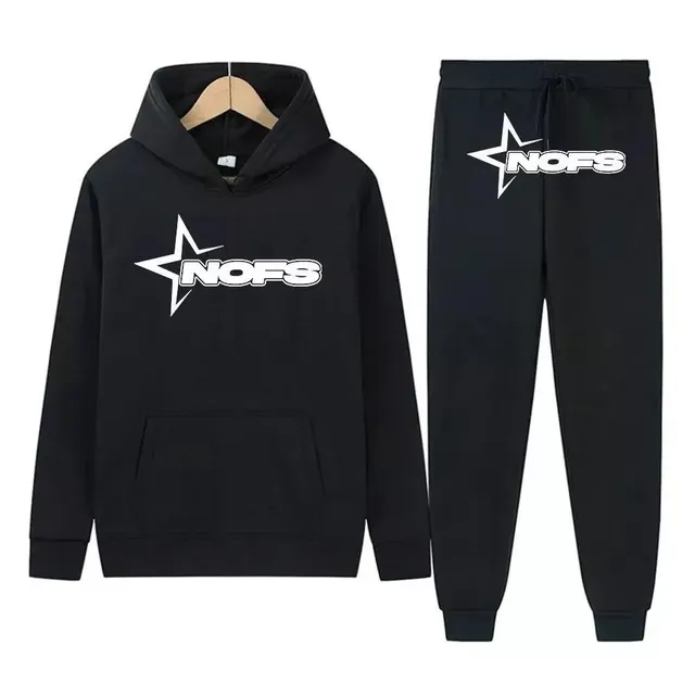 Corteiz Hoodie and Joggers Set Star Logo