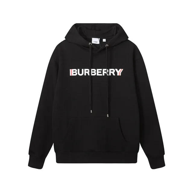 Burberry Logo Hoodie Classic Stripe