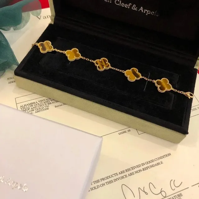 Van Cleef & Arpels Alhambra Bracelet Five Motifs