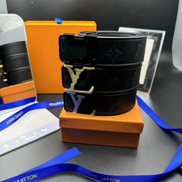 Louis Vuitton LV Belt Monogram Embossed