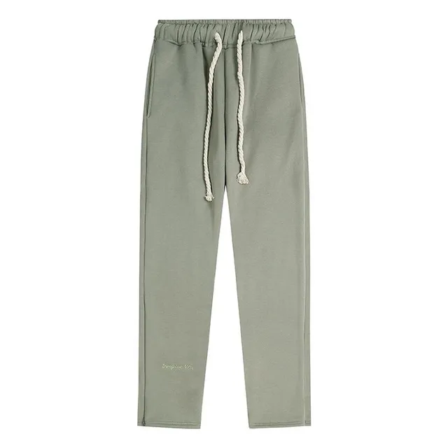 Sweatpants Embroidered Cuff