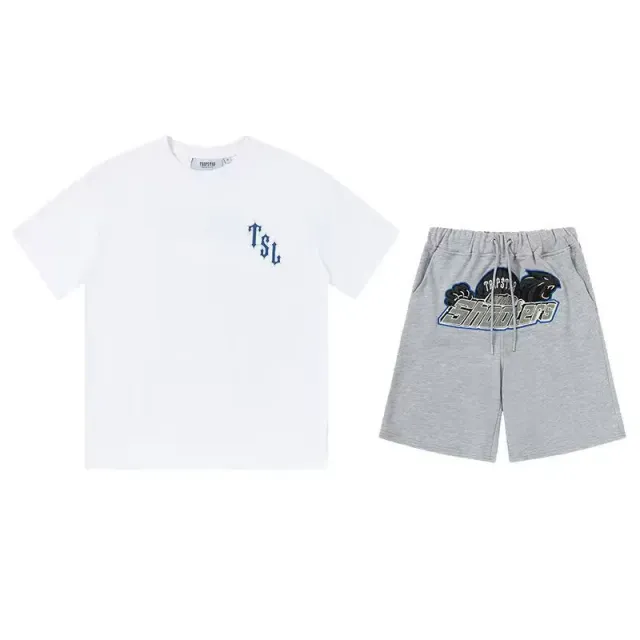Trapstar TSL Tee & Shorts Set Logo Print