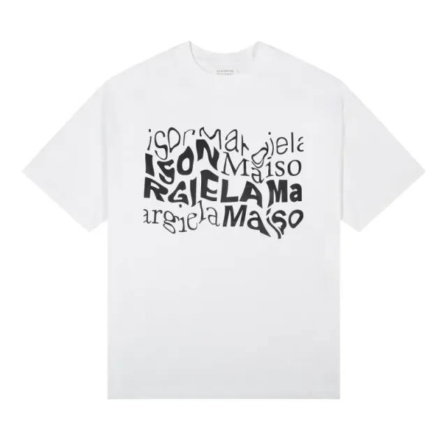 Maison Margiela Graphic T-Shirt Scrambled Logo Print