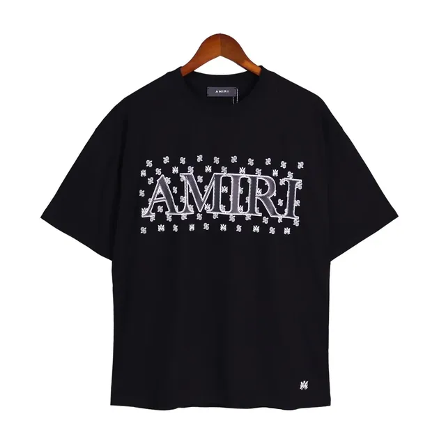 Logo Graphic Tee Embroidered AMIRI Logo