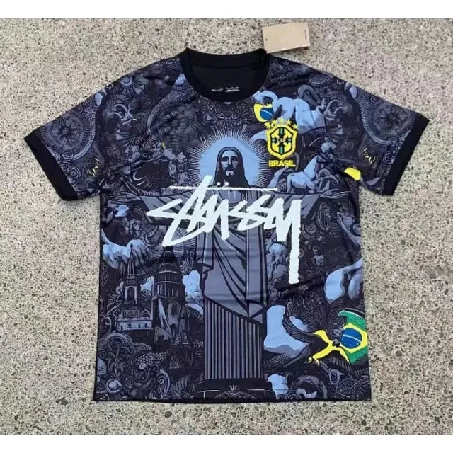 Stüssy × Brazil National Team Graphic T-Shirt Brazil Collaboration