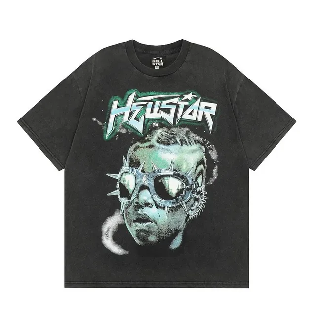 Hellstar Graphic Tee Spiked Goggles Print