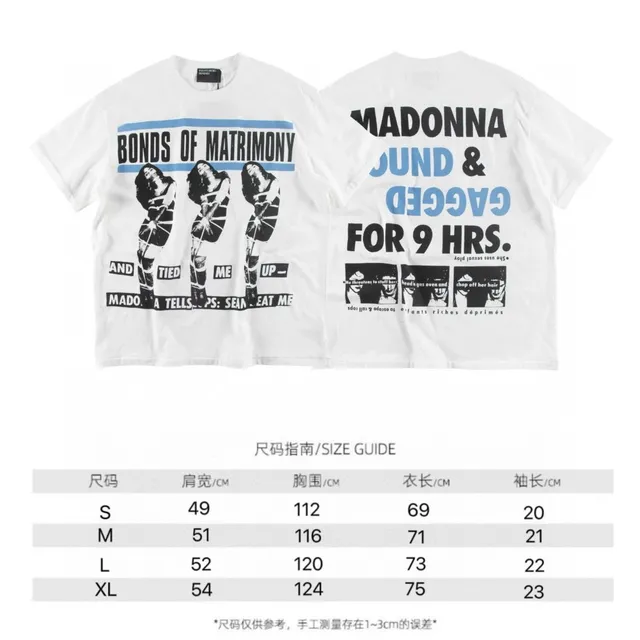 Saint Laurent Graphic T-Shirt Bonds of Matrimony Print