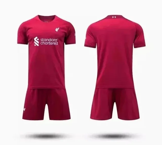 Nike Liverpool Home Kit Standard Chartered Sponsor