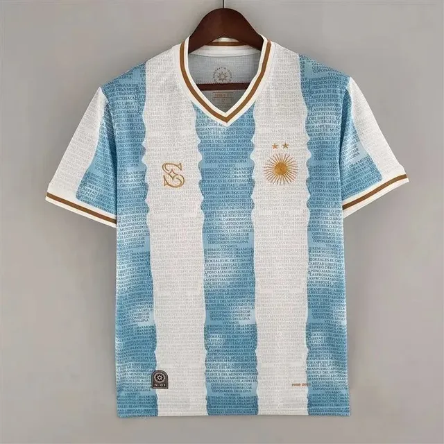 Adidas × Argentina National Team Argentina Home Jersey Textured Print