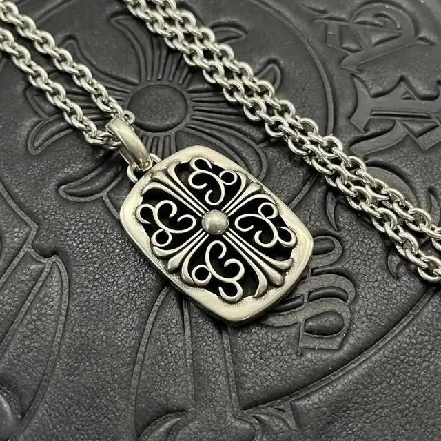Chrome Hearts Cross Pendant Classic Scrollwork