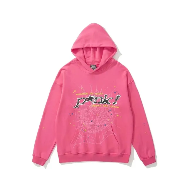 Sp5der Hoodie Spider Web Print