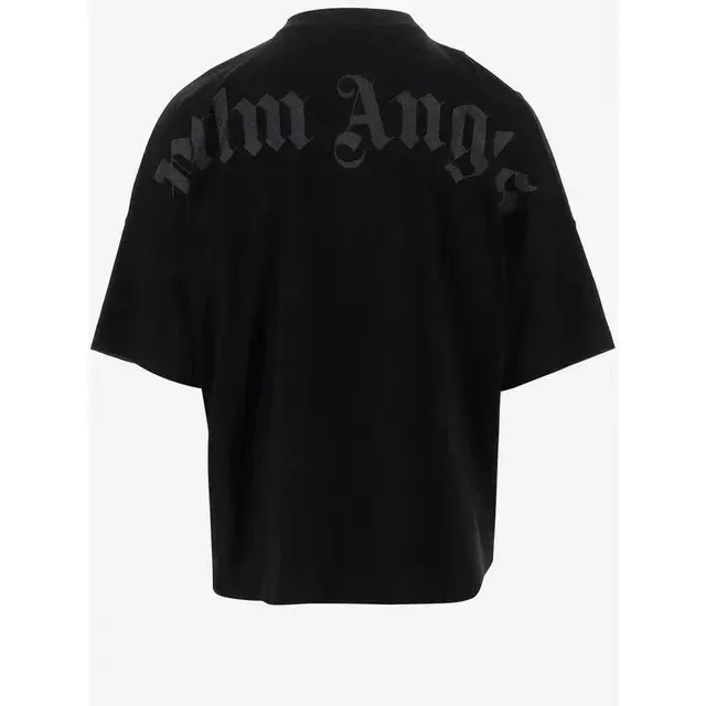 Palm Angels Oversized T-Shirt Gothic Logo