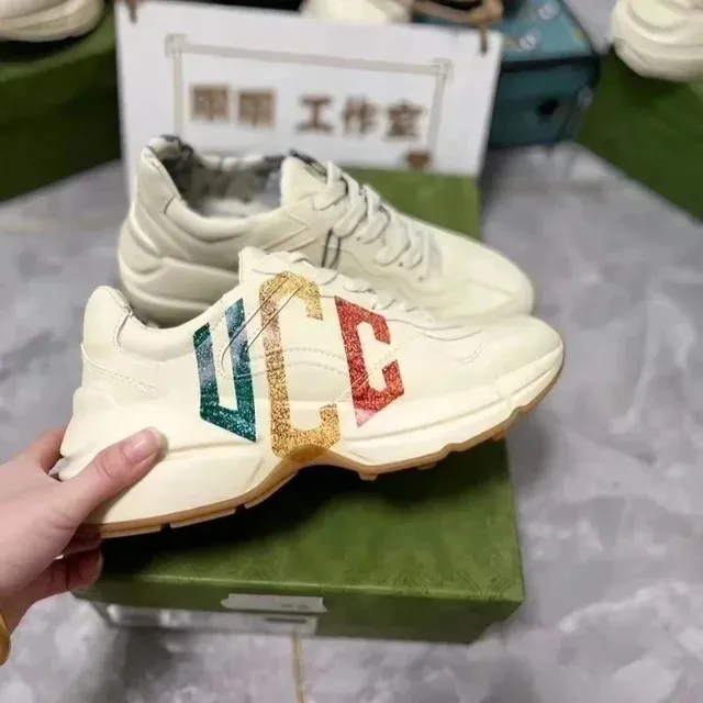 Gucci Rhyton Trainer Glitter GG Logo
