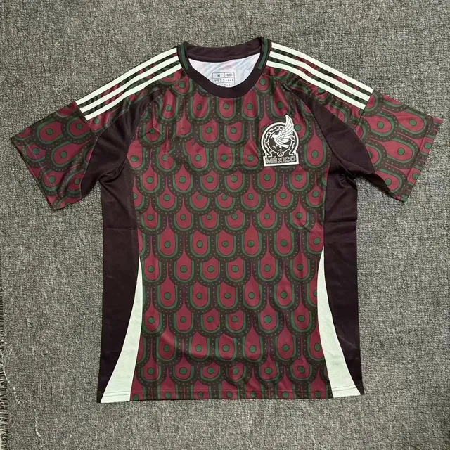 Adidas Mexico National Team Jersey Peacock Pattern