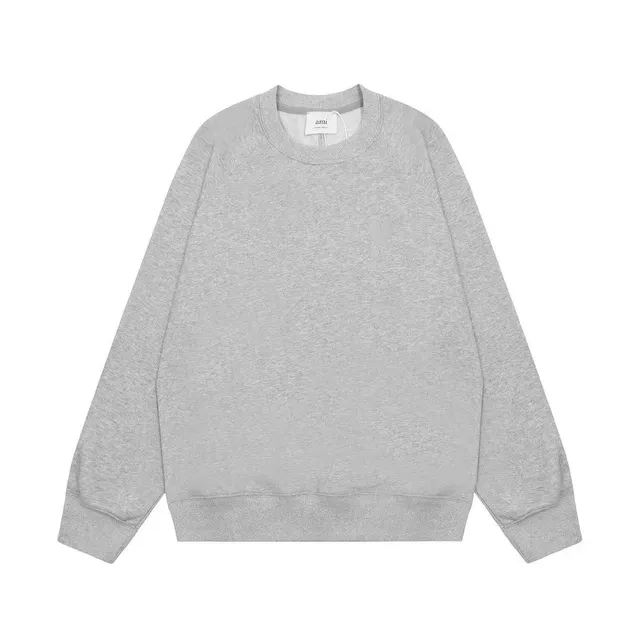 AMI Paris Crewneck Sweatshirt Heather Grey