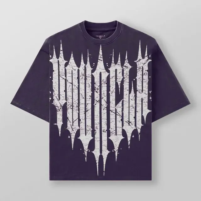 YoungLA Graphic Tee Distressed Logo Print