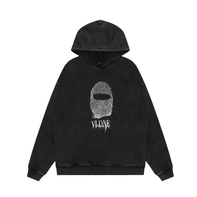 Off-White Hoodie Fingerprint Balaclava