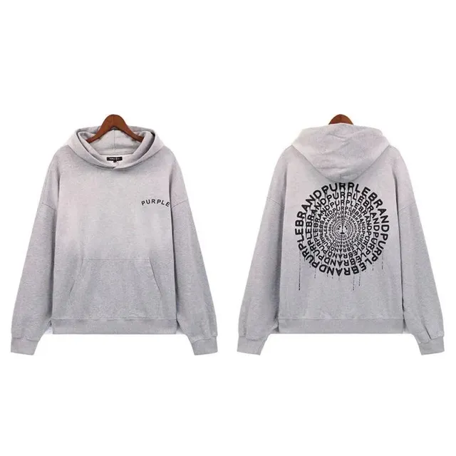 Hoodie Purple Brand Spiral Print