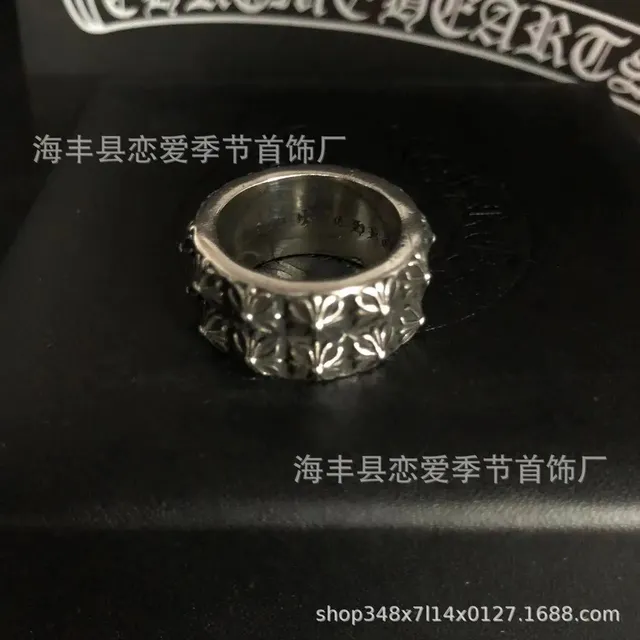 双重十字花戒指