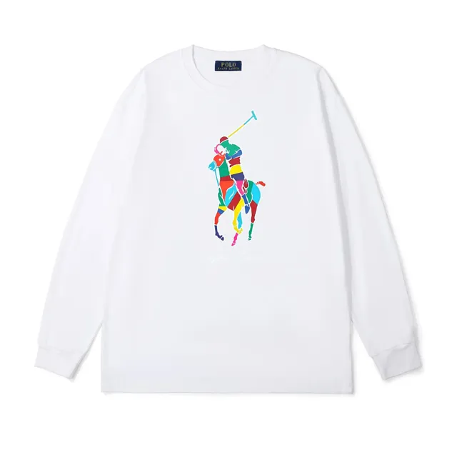 Polo Ralph Lauren Long Sleeve Tee Rainbow Pony