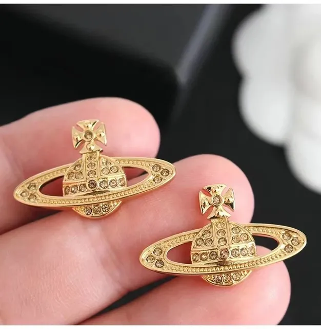 Vivienne Westwood Orb Earrings Crystal-Embellished