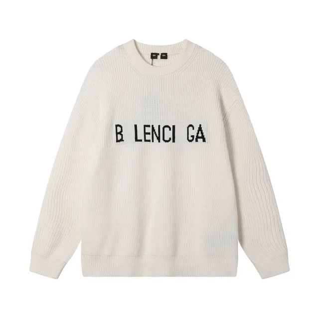 Balenciaga Knit Sweater Balenziaga Logo