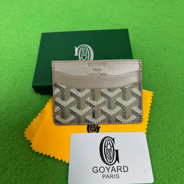 Goyard Card Holder Goyardine Canvas